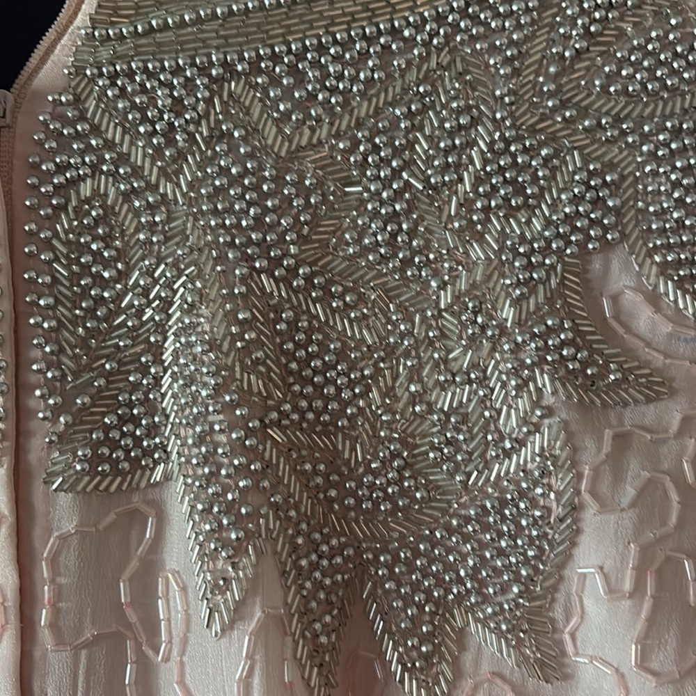 ✨ Vintage Silk Beaded Sequin Gown – Fantasy of Sister Max for SAMAGH, Size 12 - Picture 10 of 16